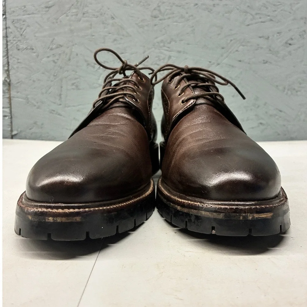 Johnston & Murphy XC Flex Cody Plain Toe Oxford Shoes Men's US 9.5 Brown